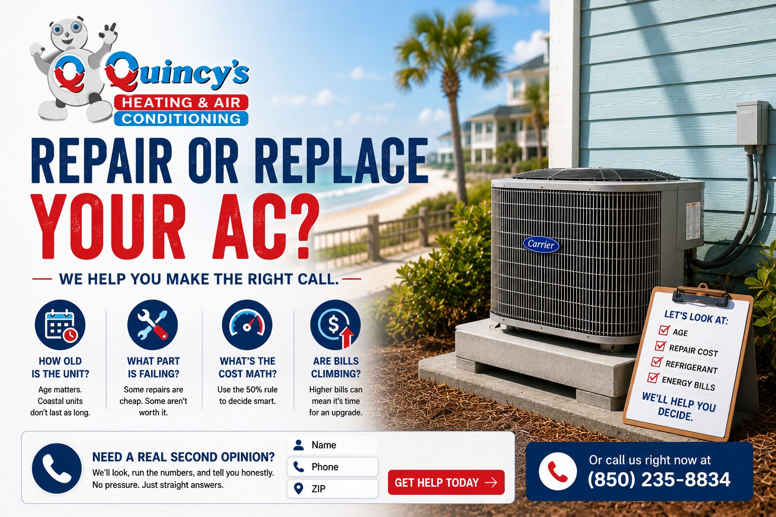 When should you replace your AC vs repair it